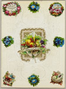 Thankfullness (valentine), 1860/70. Creator: John Windsor