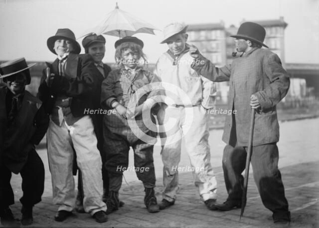 Thanksgiving Maskers, between c1910 and c1915. Creator: Bain News Service.