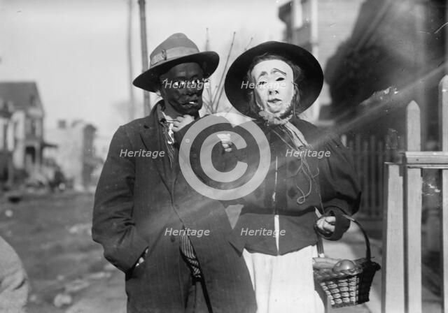 Thanksgiving Maskers, between c1910 and c1915. Creator: Bain News Service.