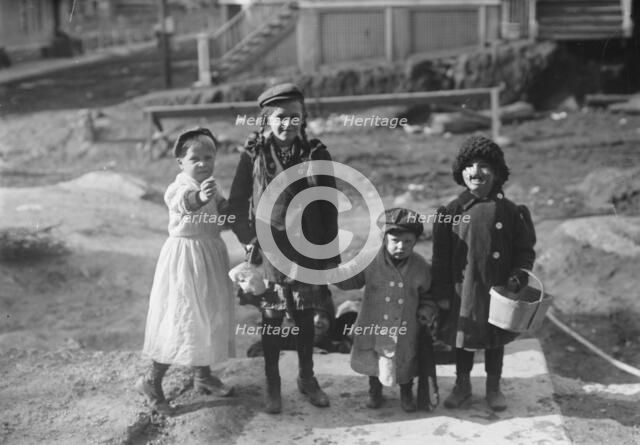 Thanksgiving Maskers, between c1910 and c1915. Creator: Bain News Service.