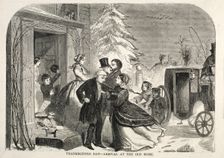 Thanksgiving Day - Arrival at the Old Home, 1858. Creator: Winslow Homer (American, 1836-1910)