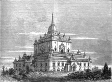 'Thapinyu Pagoda, at Pagan; English mission to Mandalay 1875. Creator: Unknown