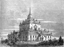 'Thapinyu Pagoda, at Pagan; English mission to Mandalay 1875. Creator: Unknown