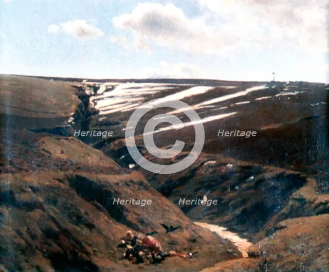 'Thawing Snow', 1884-1895. Artist: Pal Szinyei Merse