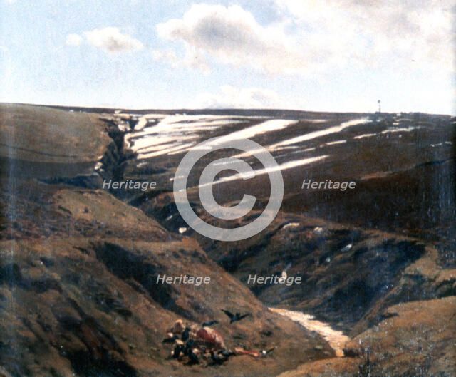 'Thawing Snow', 1884-1895. Artist: Pal Szinyei Merse