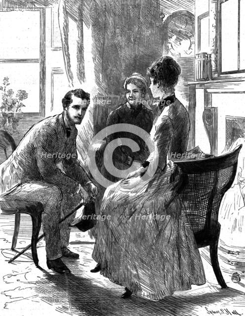 ''That Unfortunate Marriage, by Francis Eleanor Trollope," And what do you say to my news, Miss Chef Creator: Sydney Prior Hall.