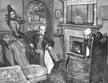'That Unfortunate Marriage, by Francis Eleanor Trollope,"I had totally forgotten again what I was g Creator: Sydney Prior Hall