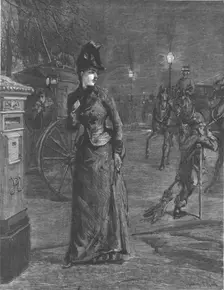 'That Unfortunate Marriage, by Francis Eleanor Trollope; May went downstairs, and opening the hall- Creator: Sydney Prior Hall