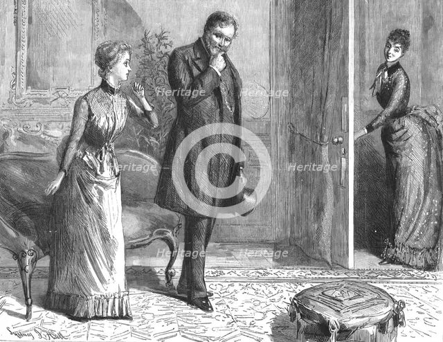 ''That Unfortunate Marriage, by Francis Eleanor Trollope; "Mr. Bragg wishes to speak to you. And I w Creator: Sydney Prior Hall.