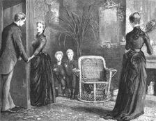 'That Unfortunate Marriage, by Francis Eleanor Trollope; Then with Mrs. Dormer-Smith's eyes fixedly Creator: Sydney Prior Hall