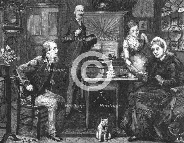 ''That Unfortunate Marriage, by Francis Eleanor Trollope,"The next moment Mr. Theodore Bransby was u Creator: Sydney Prior Hall.