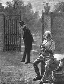 'That Unfortunate Marriage, by Francis Eleanor Trollope,"What am I doing of? I'm rubbing up Master Creator: Sydney Prior Hall