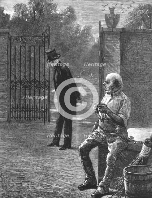 ''That Unfortunate Marriage, by Francis Eleanor Trollope,"What am I doing of? I'm rubbing up Master  Creator: Sydney Prior Hall.