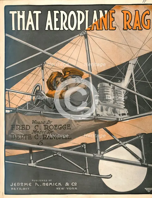 'That Aeroplane Rag', 1911. Creator: John Frew.