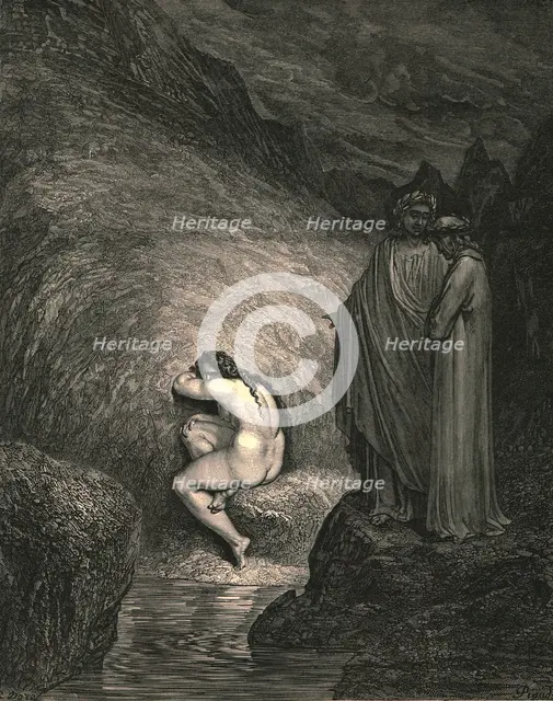 '"That is the ancient soul of wretched Myrrha"', c1890.  Creator: Gustave Doré.