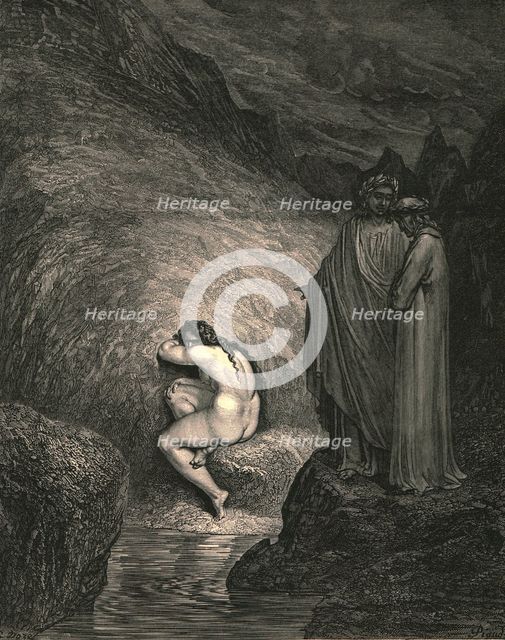 '"That is the ancient soul of wretched Myrrha"', c1890.  Creator: Gustave Doré.