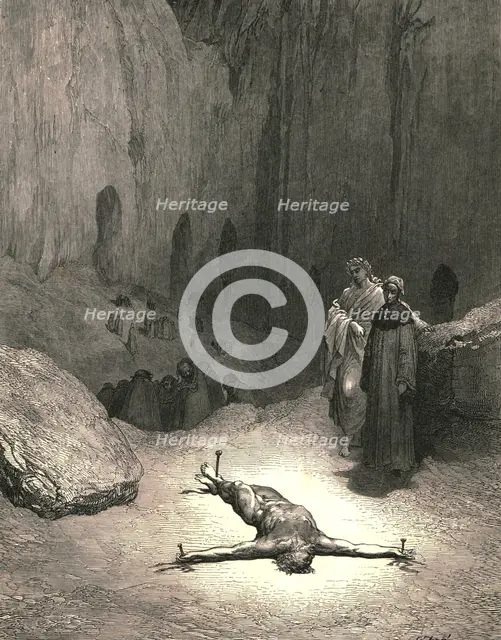 "That pierced spirit...was he who gave the Pharisees council", c1890.  Creator: Gustave Doré.