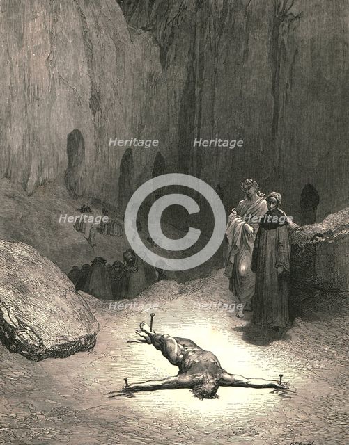 "That pierced spirit...was he who gave the Pharisees council", c1890.  Creator: Gustave Doré.