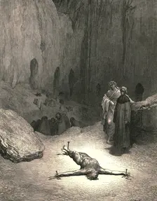 "That pierced spirit...was he who gave the Pharisees council", c1890. Creator: Gustave Doré