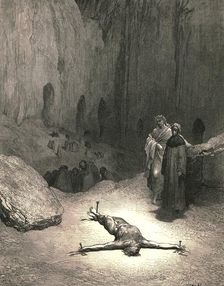 "That pierced spirit...was he who gave the Pharisees council", c1890. Creator: Gustave Doré