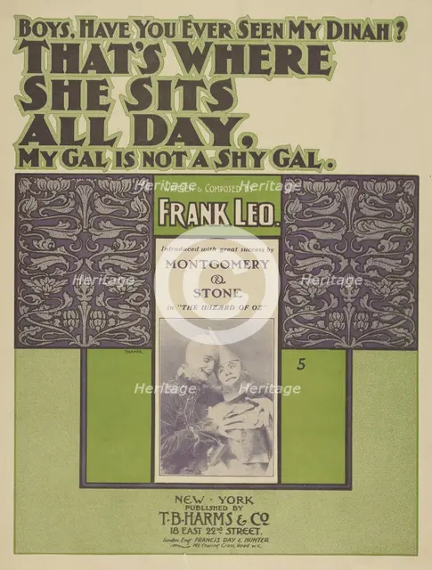 'That's where she sits all day', 1900. Creator: Starmer.
