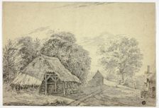 Thatched Shed on Farm, n.d. Creator: Unknown