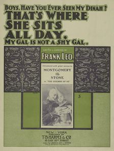 That's where she sits all day 1900. Creator: Starmer