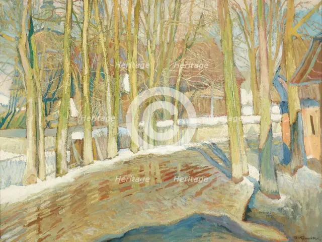 Thaw, between 1905-1909. Creator: Stanislaus Kamocki.