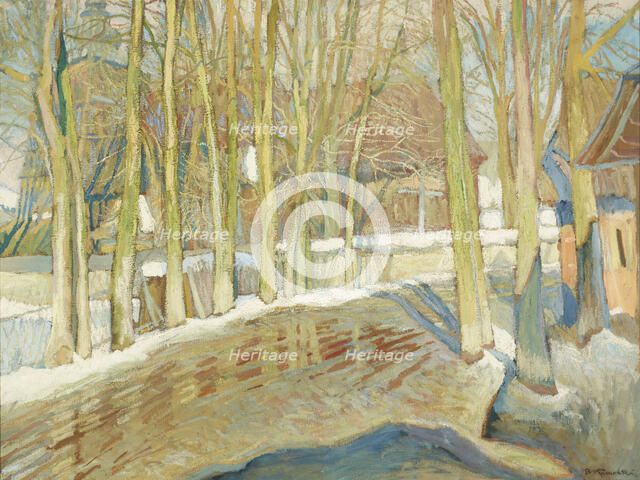 Thaw, between 1905-1909. Creator: Stanislaus Kamocki.