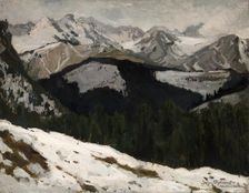 Thaw in the Tatra Mountains, 1904. Creator: Stephan Filipkiewicz