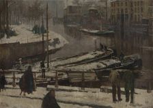 Thaw in Ghent, c1902. Creator: Albert Baertsoen