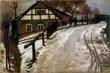 Thaw late 19th or 20th century. Artist: Gustav Holstein