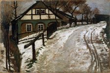 Thaw late 19th or 20th century. Artist: Gustav Holstein