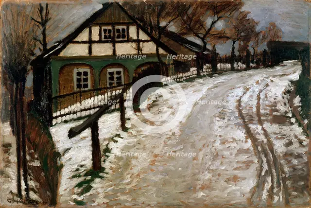 'Thaw', late 19th or 20th century. Artist: Gustav Holstein