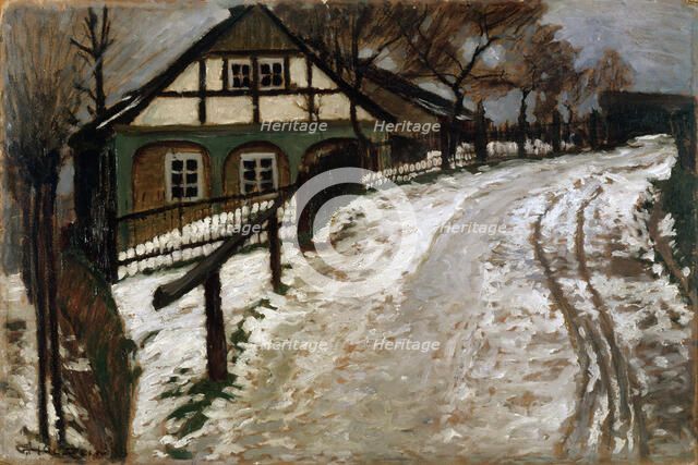 'Thaw', late 19th or 20th century. Artist: Gustav Holstein