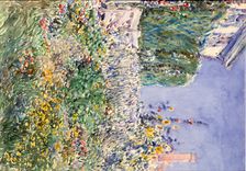 Thaxter's Garden, 1892. Creator: Frederick Childe Hassam