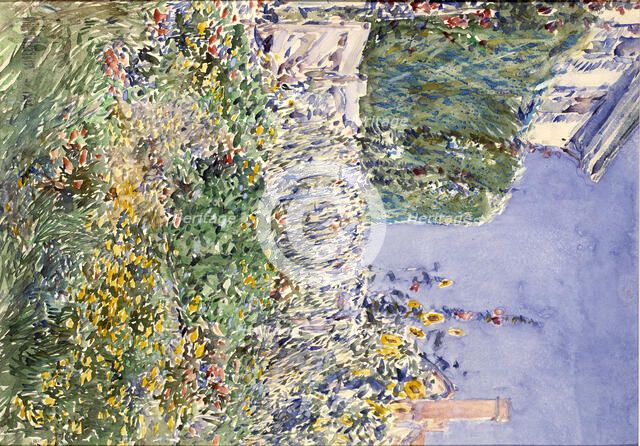 Thaxter's Garden, 1892. Creator: Frederick Childe Hassam.