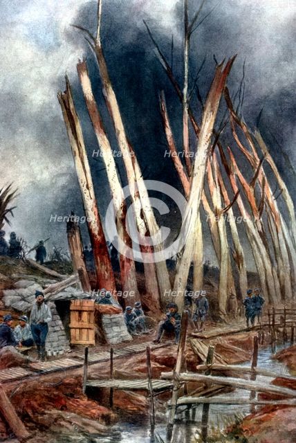 'The 0ffensive at Yser', 1917. Artist: Unknown