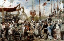 The 14th of July 1880 late19th/early 20th century. Artist: Alfred Roll