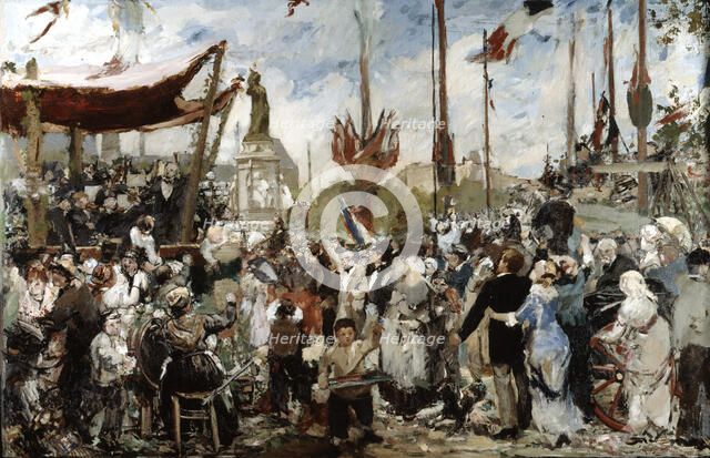 'The 14th of July 1880', late19th/early 20th century.  Artist: Alfred Roll