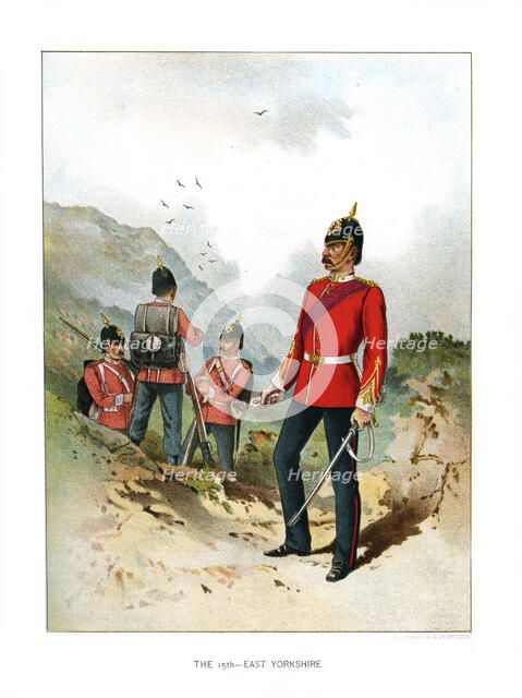 'The 15th East Yorkshire', c1890. Artist: Unknown
