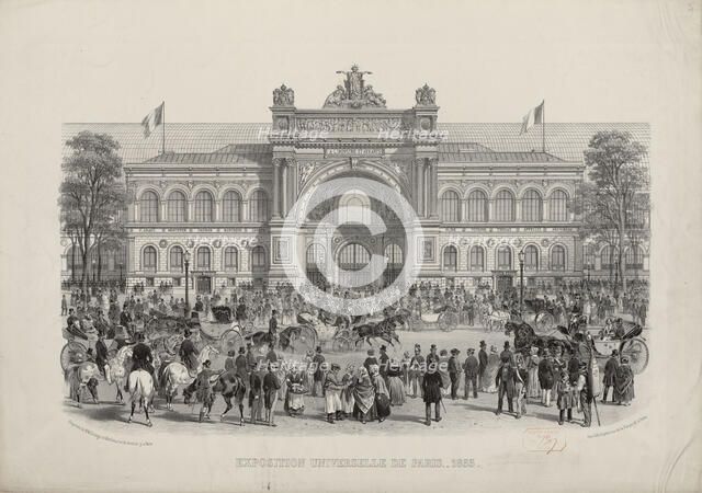 The 1855 Exposition Universelle in Paris (Exposition Universelle de 1855), 1855. Creator: Anonymous.