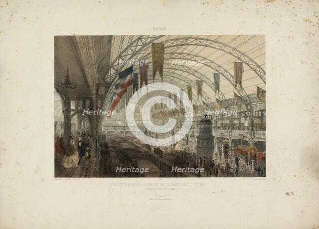 The 1855 Exposition Universelle in Paris (Exposition Universelle de 1855), 1855. Creator: Arnout, Louis Jules (1814-1868).