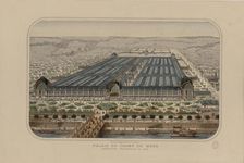 The 1878 Exposition Universelle in Paris (Palais du Champs de Mars, Exposition universelle..., 1878. Creator: Anonymous