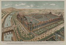 The 1878 Exposition Universelle in Paris (Palais du Champs de Mars, Exposition universelle..., 1878. Creator: Anonymous