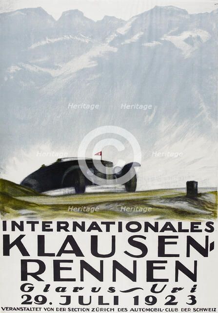 The 1923 Klausenrennen, 1923. Creator: Trieb; Anton (1883-1954).