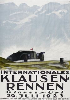 The 1923 Klausenrennen, 1923. Creator: Trieb; Anton (1883-1954)