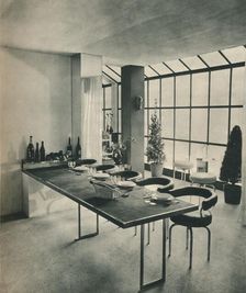 The 1928 Dining Room 1928. Artist: Charlotte Perriand