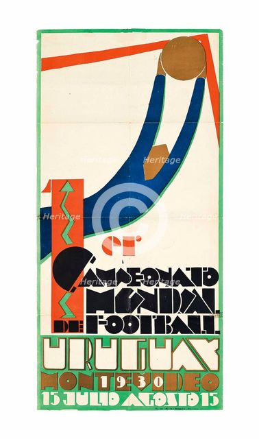 The 1930 FIFA World Cup, Uruguay, 1930. Creator: Laborde, Guillermo (1886-1940).