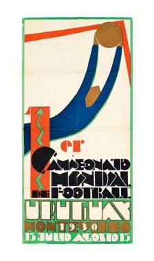 The 1930 FIFA World Cup, Uruguay, 1930. Creator: Laborde, Guillermo (1886-1940)